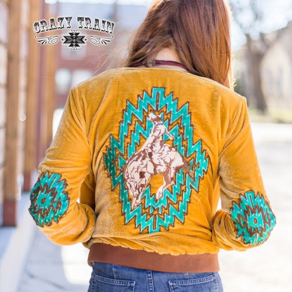 Crazy Train Mustard Moon Jacket NEW! Soft & Comfy! - Picture 2 of 2